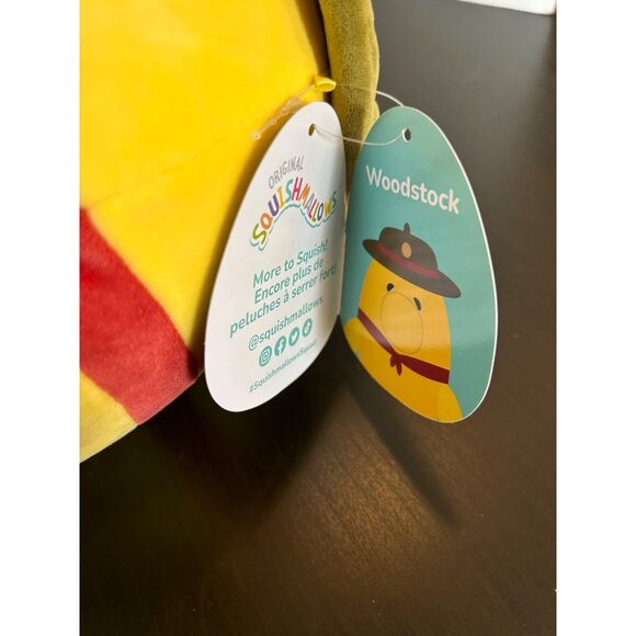 Peanuts Squishmallows Snoopy & Woodstock Plush Set 12" Collectible Plush Set - Picture 16 of 16